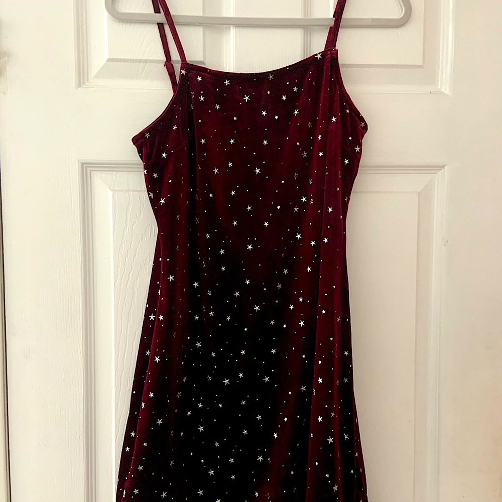 Velvet mini dress
